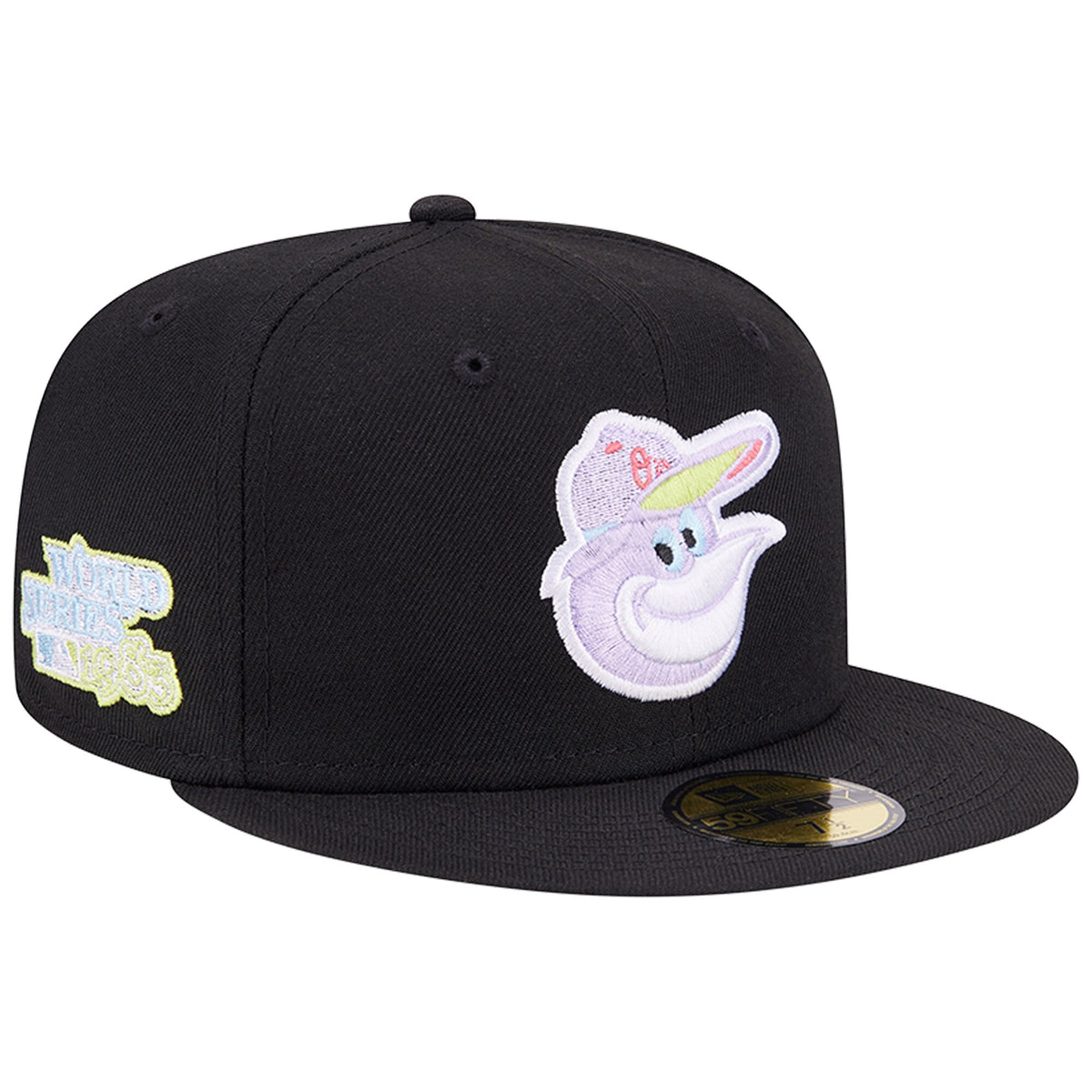 Baltimore Orioles New Era Multi-Color Pack 59FIFTY Fitted Hat - Black