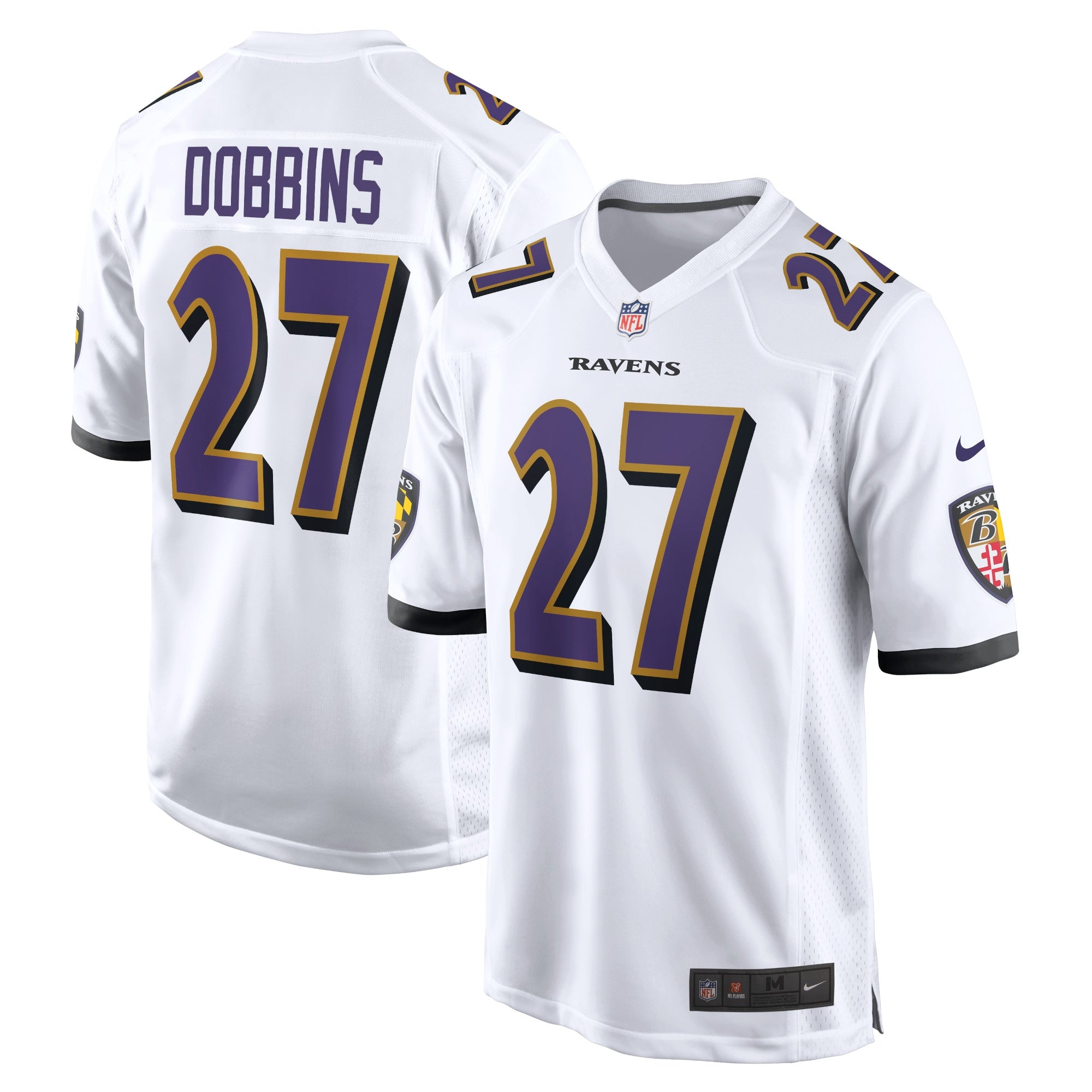 J.K. Dobbins Baltimore Ravens Nike Game Jersey   White