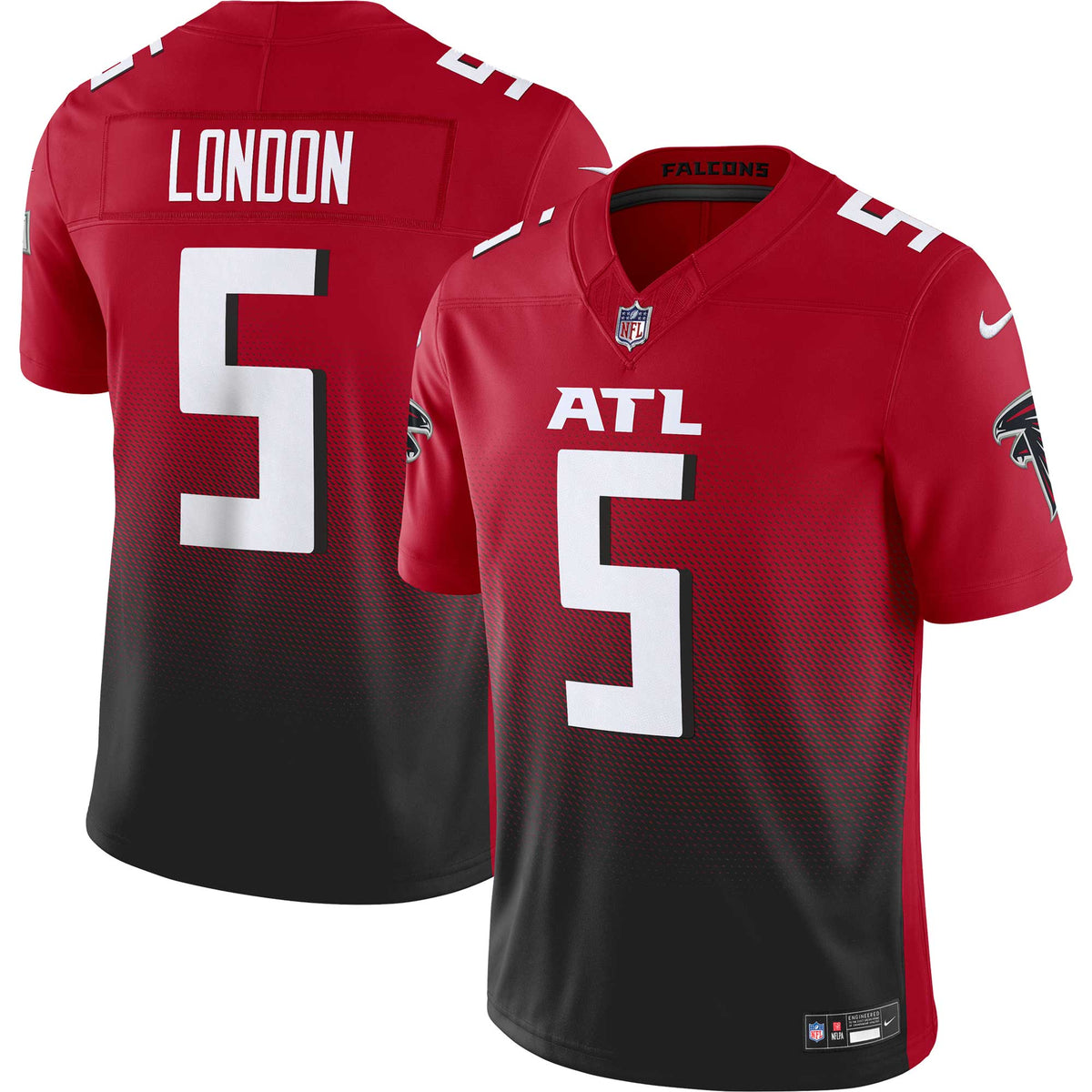 Drake London Atlanta Falcons Nike Vapor F.U.S.E. Limited Jersey   Red