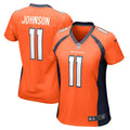 Women s Nike Josh Johnson Orange Denver Broncos Game Player Jersey
