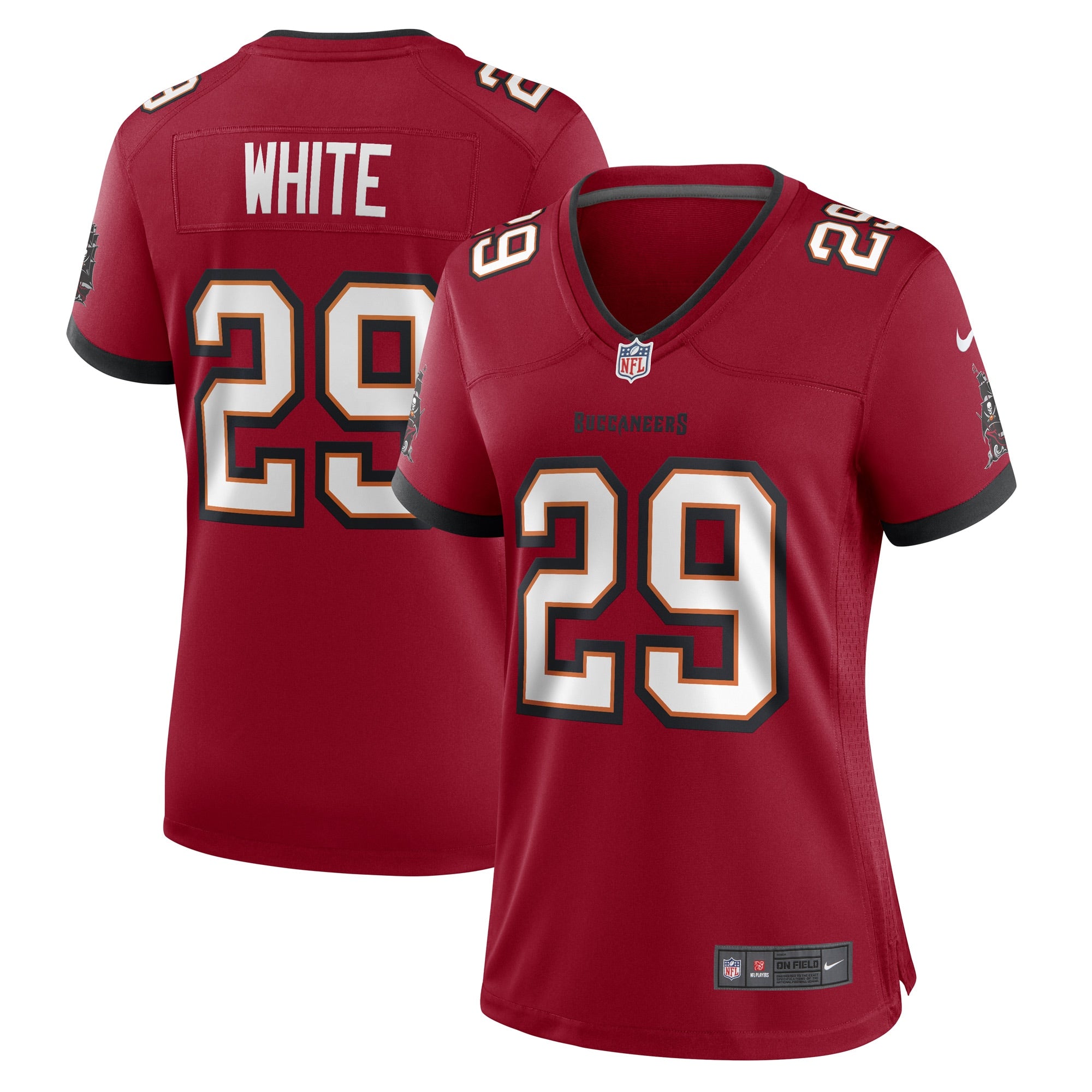 Rachaad White Tampa Bay Buccaneers Nike Women s Game Player Jersey   Red