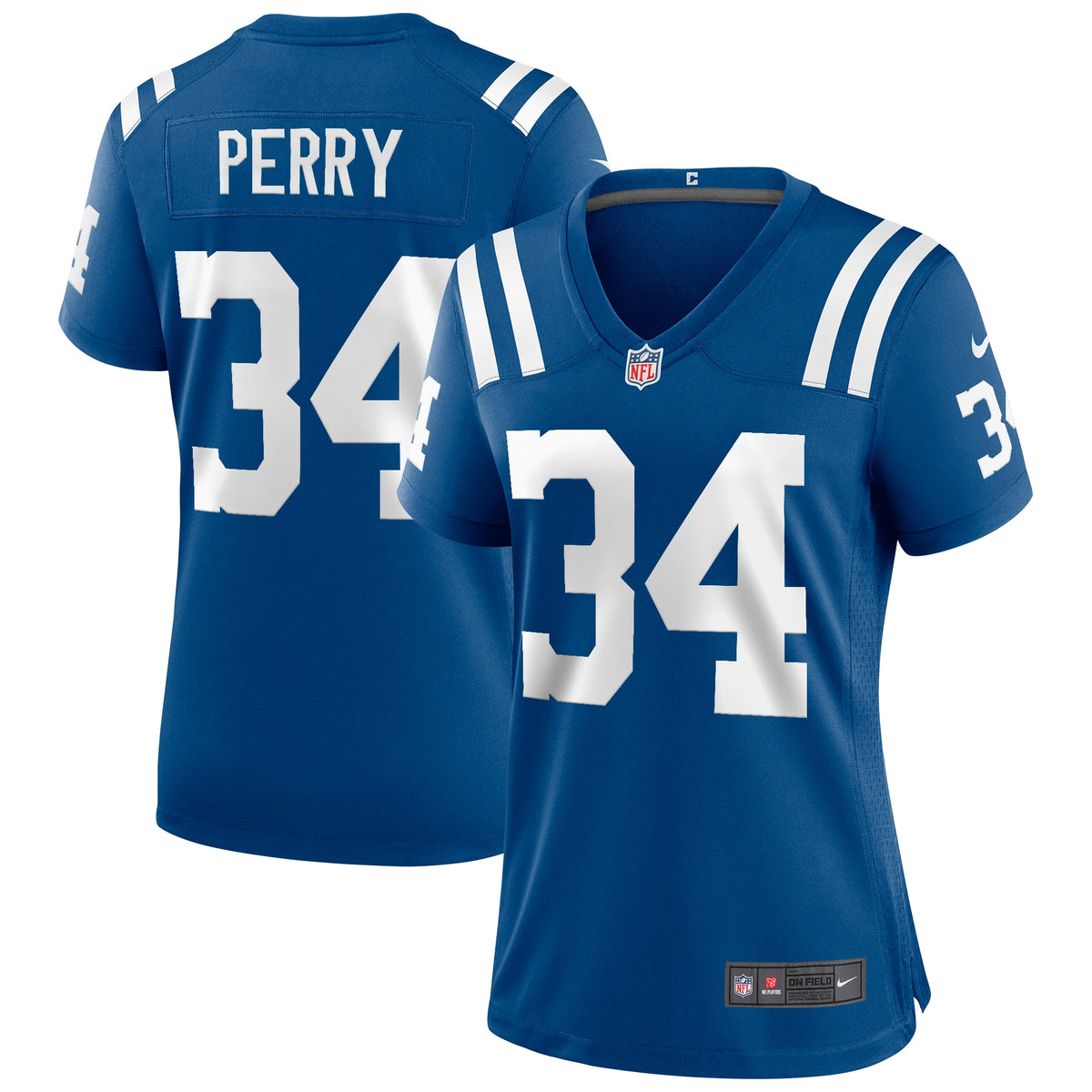 Joe Perry Indianapolis Colts Nike Women s Game Retired Player Jersey   Royal