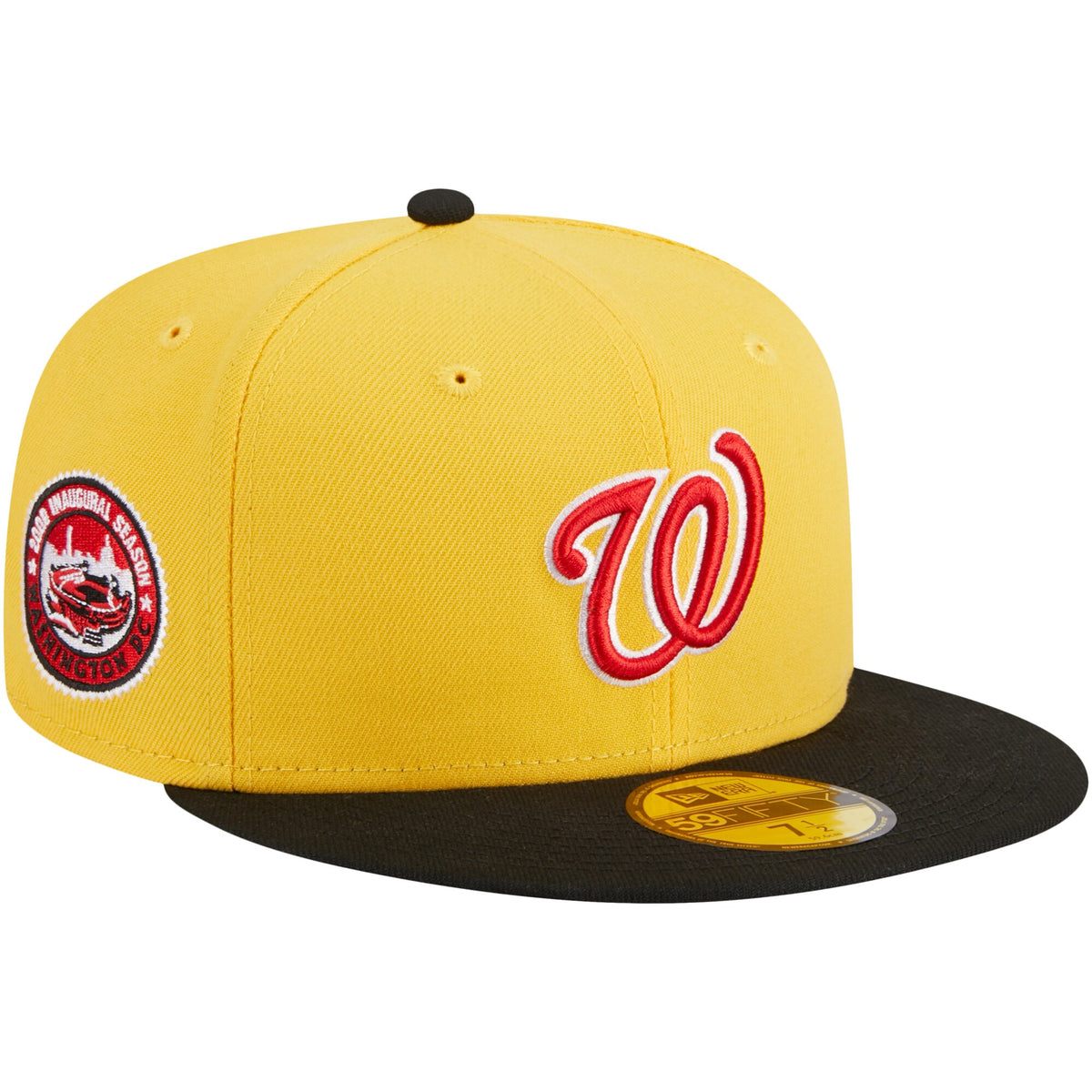 Washington Nationals New Era Grilled 59FIFTY Fitted Hat - Yellow/Black