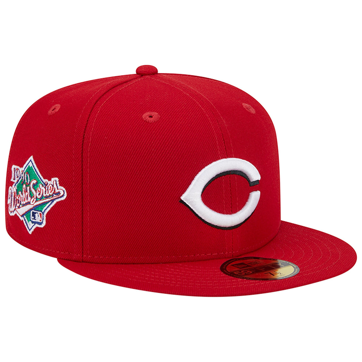 Cincinnati Reds New Era 1990 World Series Team Color 59FIFTY Fitted Hat - Red