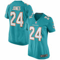 Women s Nike Byron Jones Aqua Miami Dolphins Game Jersey