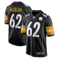 Men s Nike Ryan McCollum Black Pittsburgh Steelers Game Player Jersey