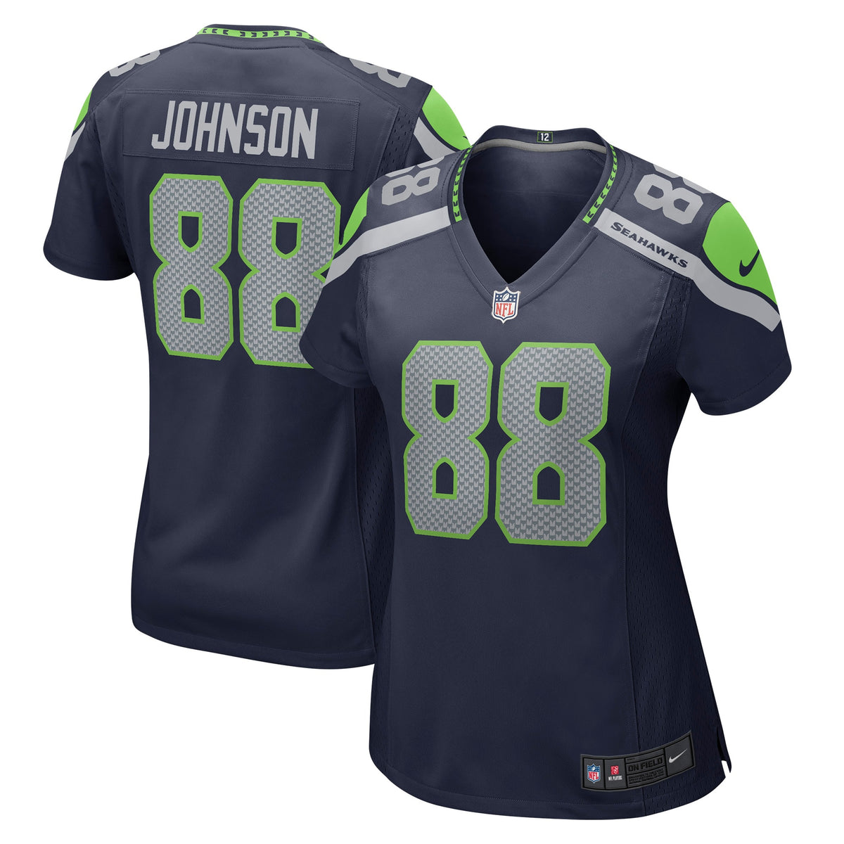 Cade Johnson Seattle Seahawks Nike Women s Game Jersey College Navy