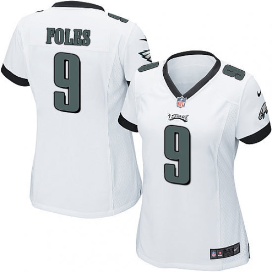 Women s Philadelphia Eagles Nick Foles Game Jersey White