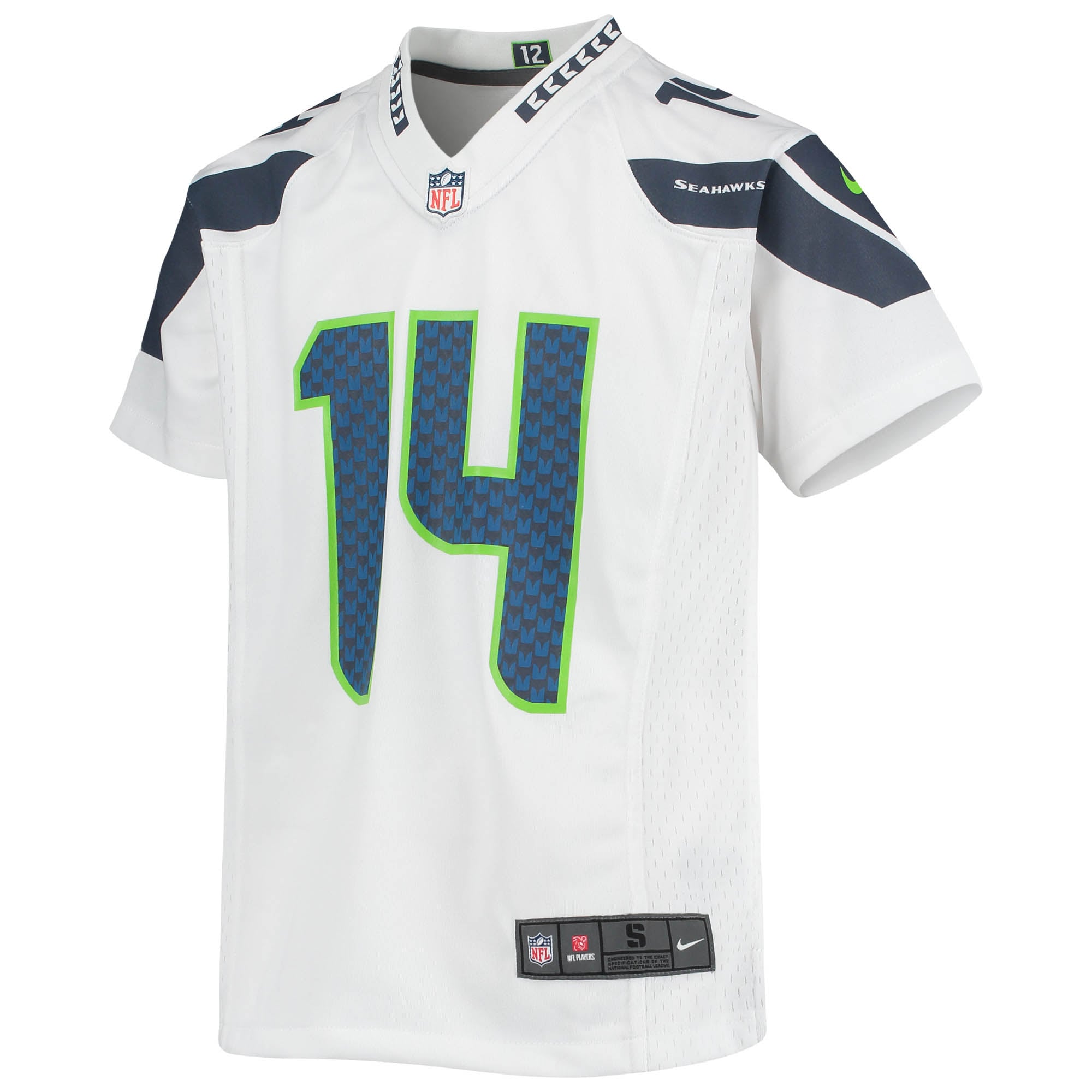 DK Metcalf Seattle Seahawks Nike Youth Game Jersey White