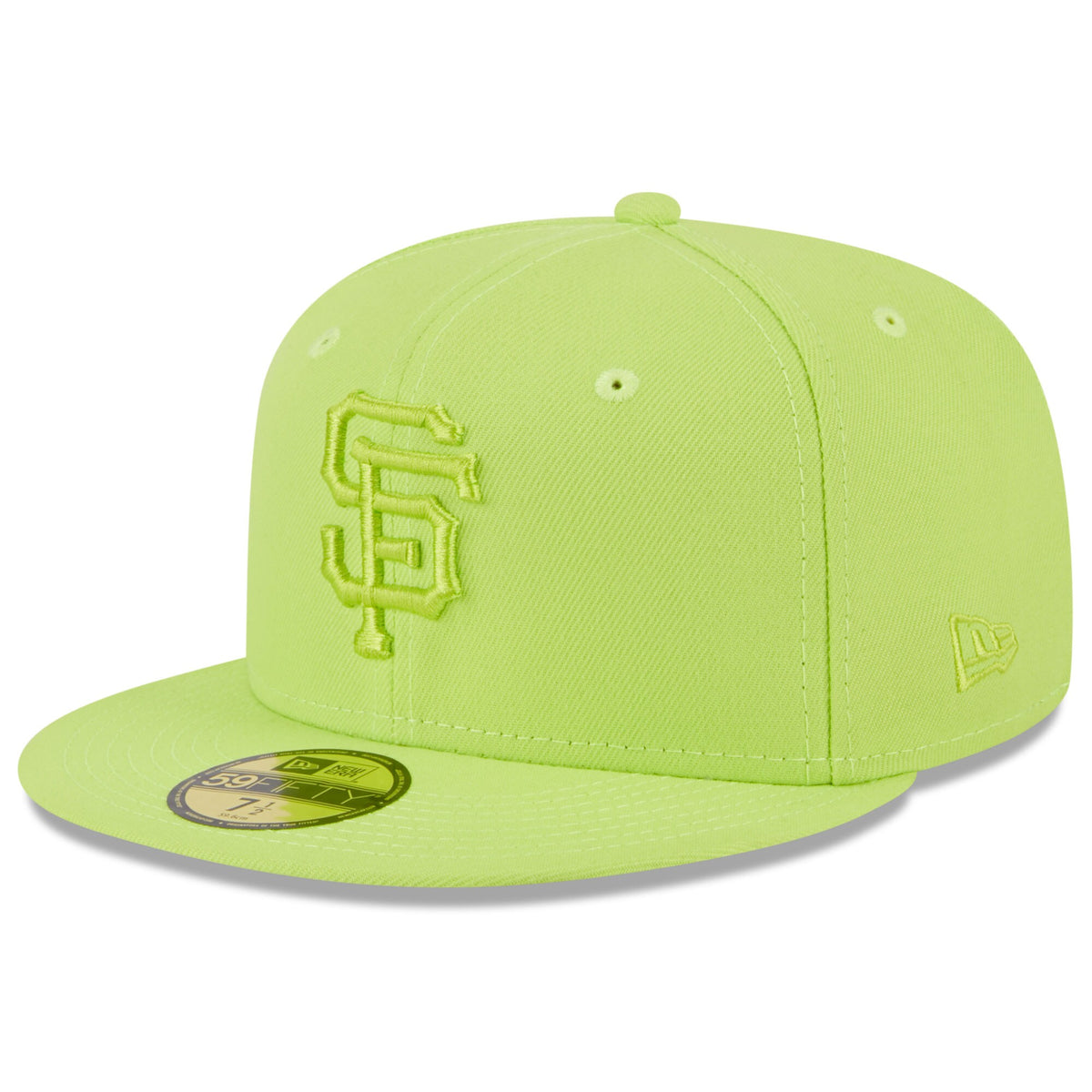 San Francisco Giants New Era 2023 Spring Color Basic 59FIFTY Fitted Hat - Neon Green
