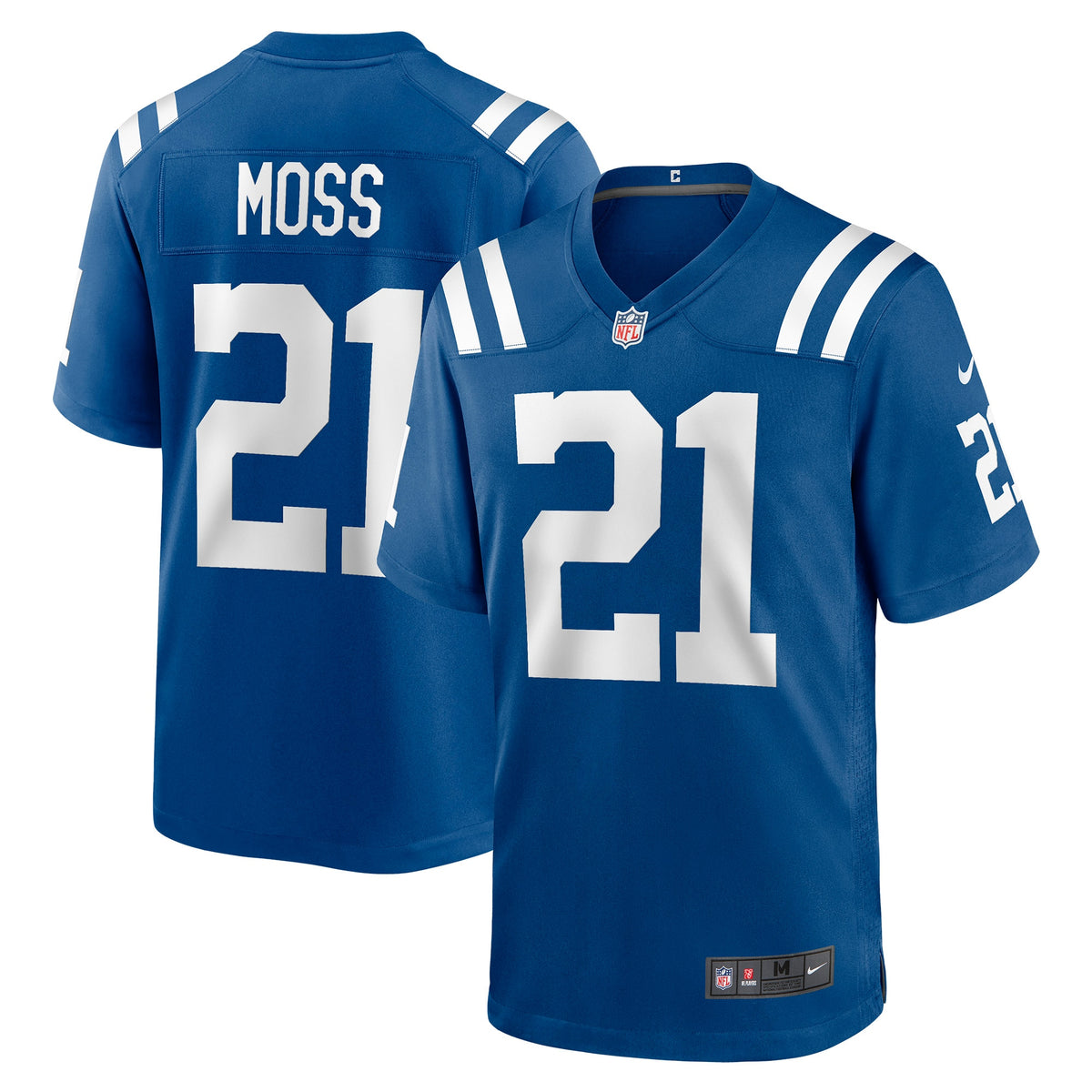 Zack Moss Indianapolis Colts Nike Game Player Jersey   Royal