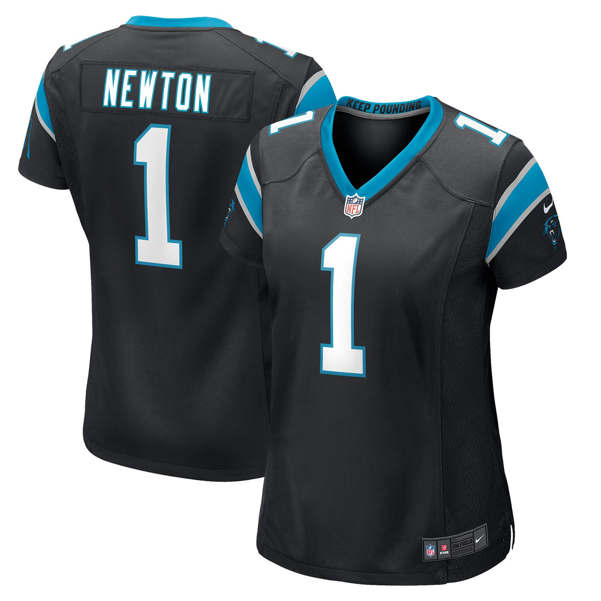 Cam Newton Carolina Panthers Nike Women s Player Game Jersey   Black