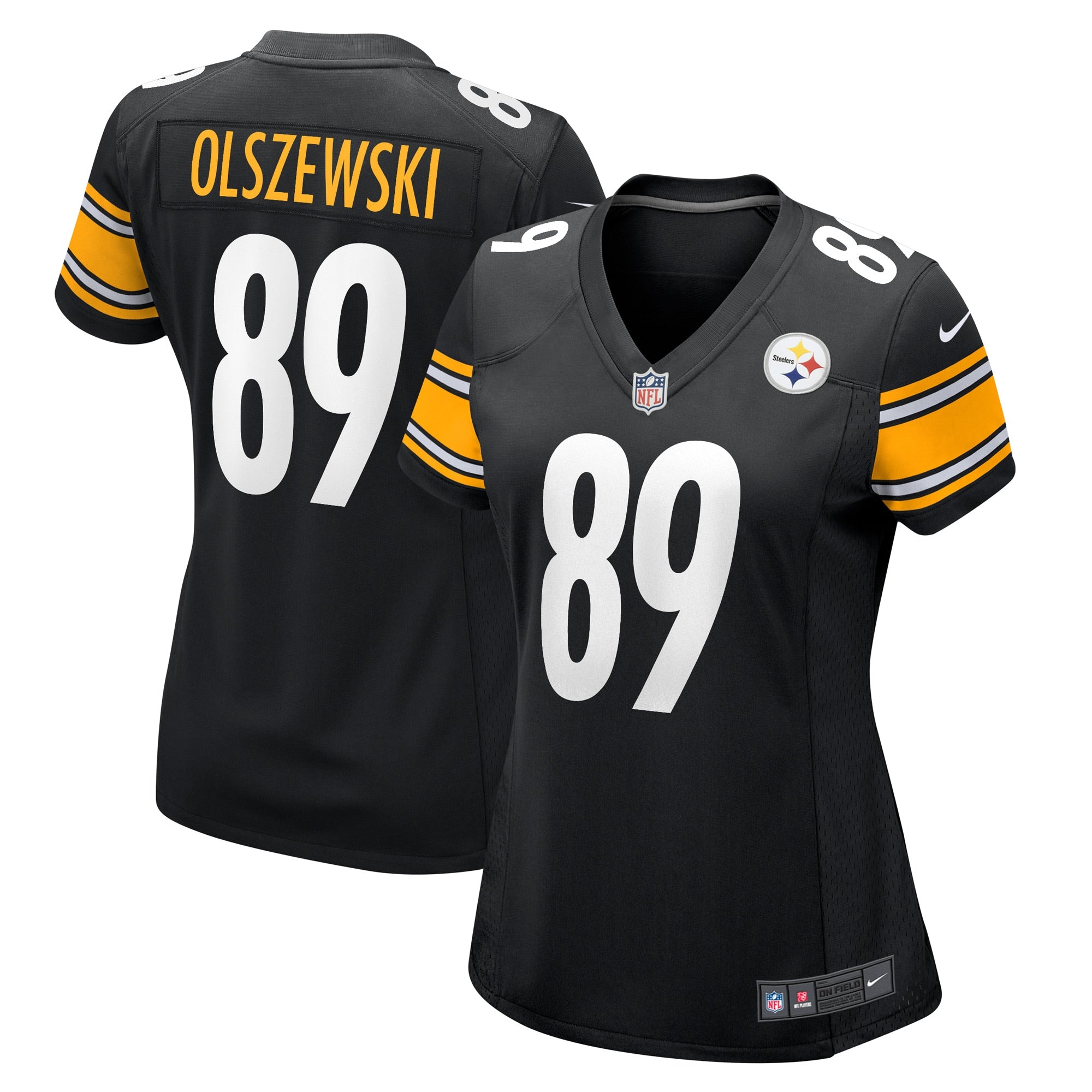 Gunner Olszewski Pittsburgh Steelers Nike Women s Game Player Jersey   Black