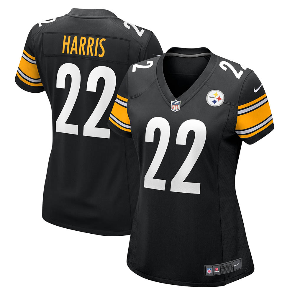 Women s Pittsburgh Steelers Najee Harris Team Game Jersey Black