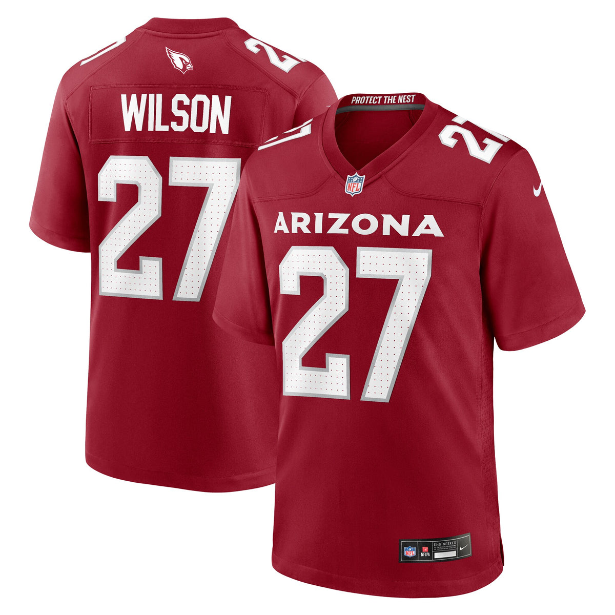 Divaad Wilson Arizona Cardinals Nike Team Game Jersey    Cardinal