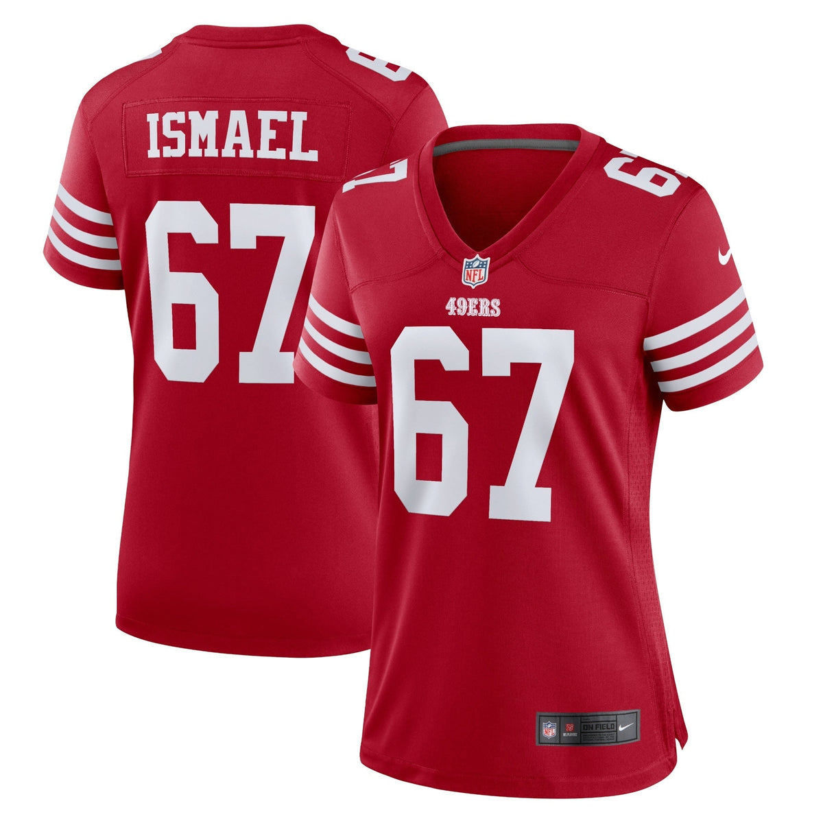 Women s Nike Keith Ismael Scarlet San Francisco 49ers Home Game Player Jersey