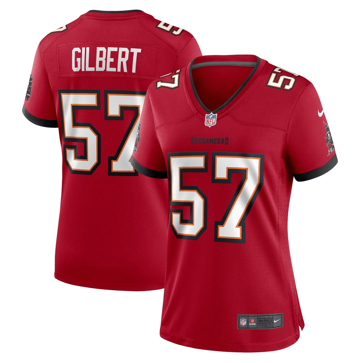 Women s Nike Ulysees Gilbert III Red Tampa Bay Buccaneers Home Game Player Jersey