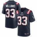 Men s Nike Joejuan Williams Navy New England Patriots Game Jersey