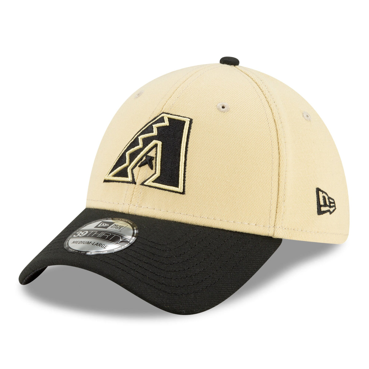 Arizona Diamondbacks New Era 2021 City Connect 39THIRTY Flex Hat - Sand/Black