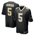 Lynn Bowden Jr. New Orleans Saints Nike Team Game Jersey    Black