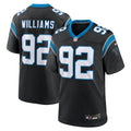 Raequan Williams Carolina Panthers Nike Team Game Jersey   Black