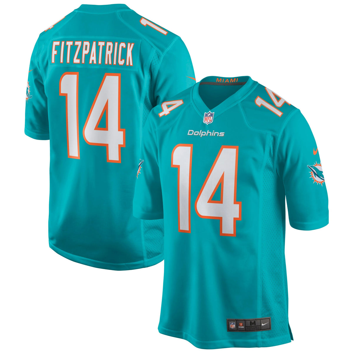 Ryan Fitzpatrick Miami Dolphins Nike Game Jersey   Aqua