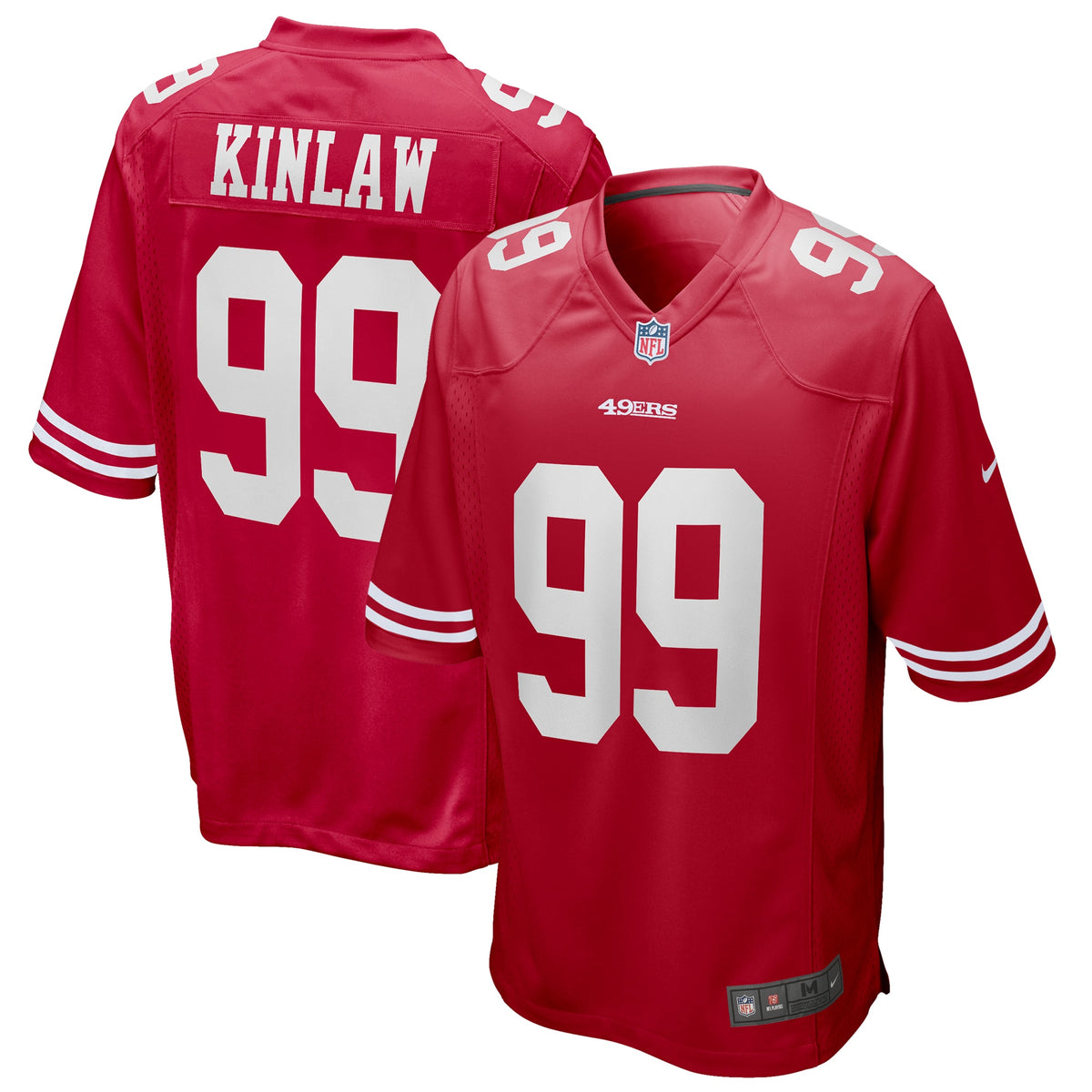 Javon Kinlaw San Francisco 49ers Nike Game Jersey   Scarlet