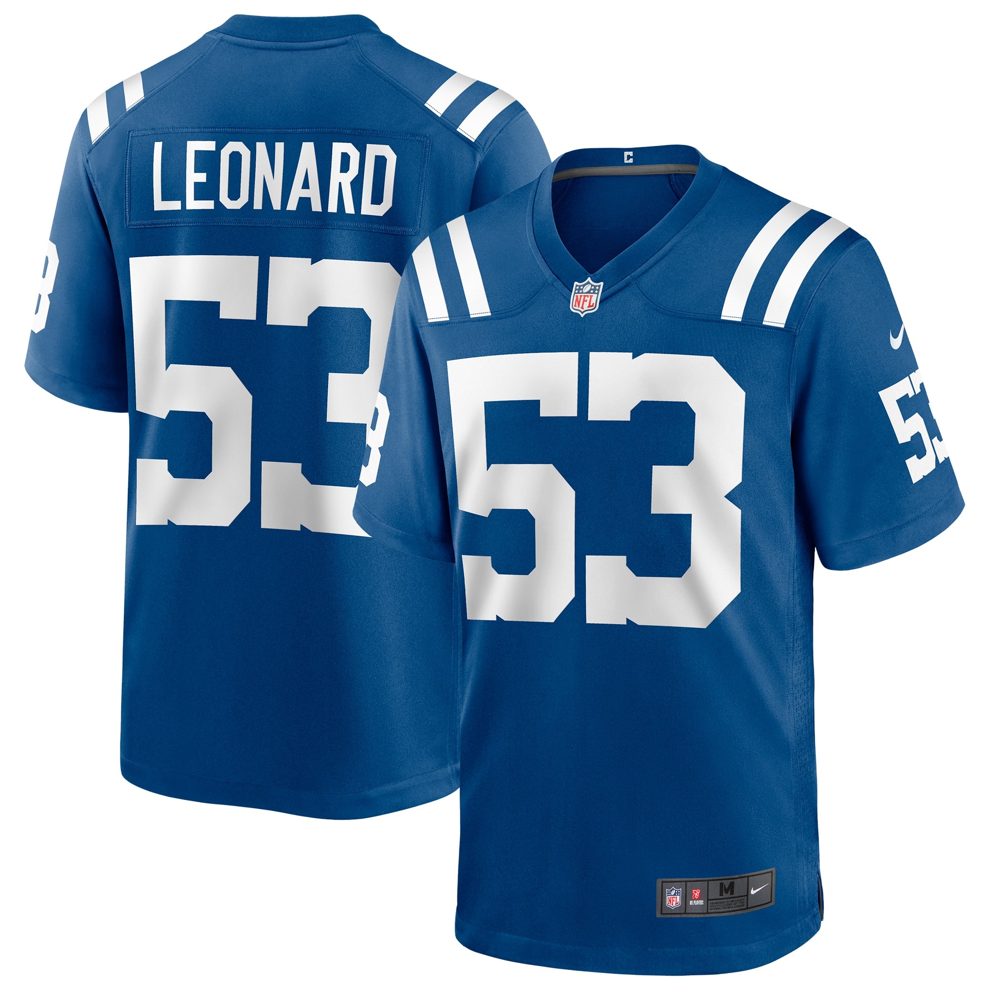 Shaquille Leonard Indianapolis Colts Nike Game Player Jersey   Royal