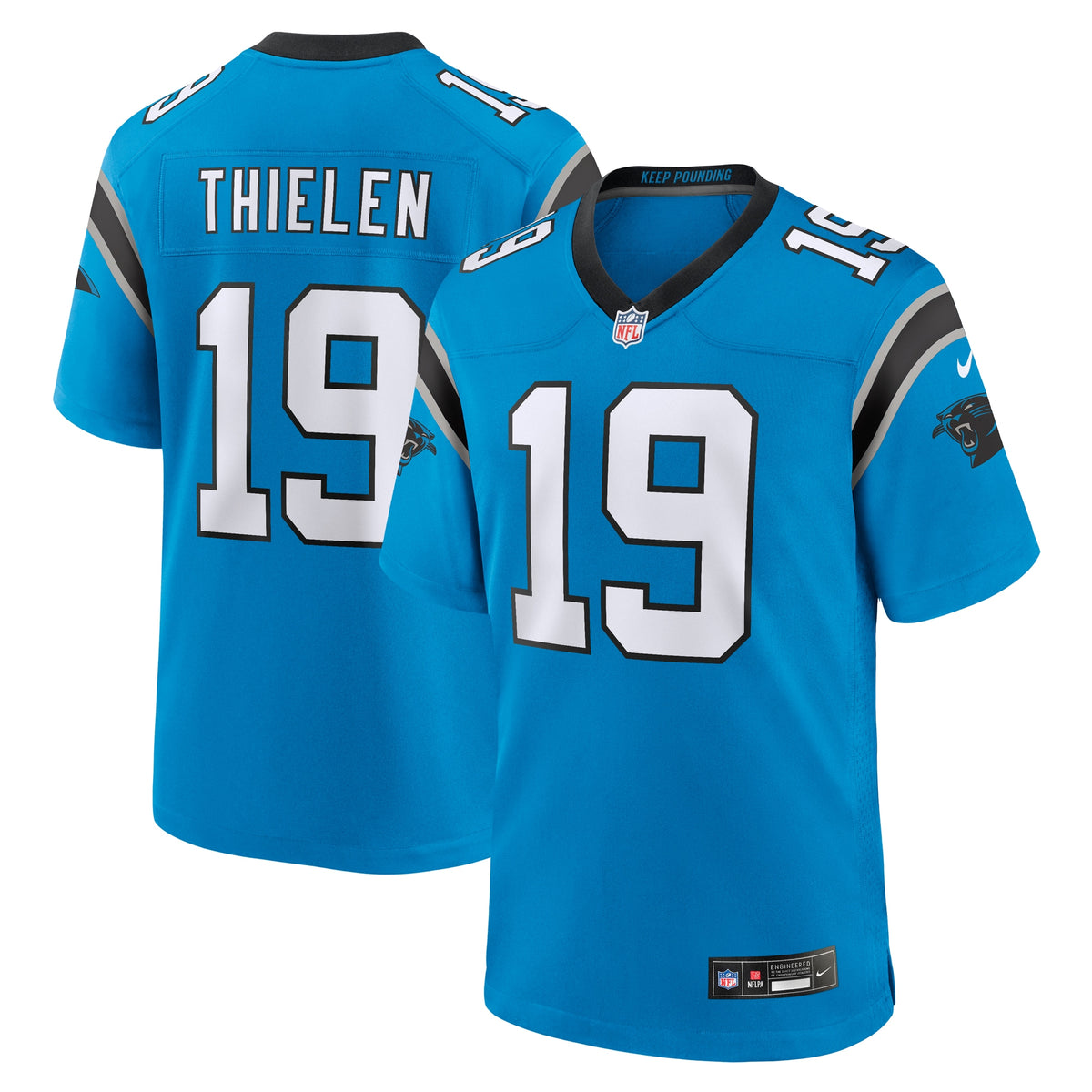 Adam Thielen Carolina Panthers Nike Alternate Game Jersey   Blue
