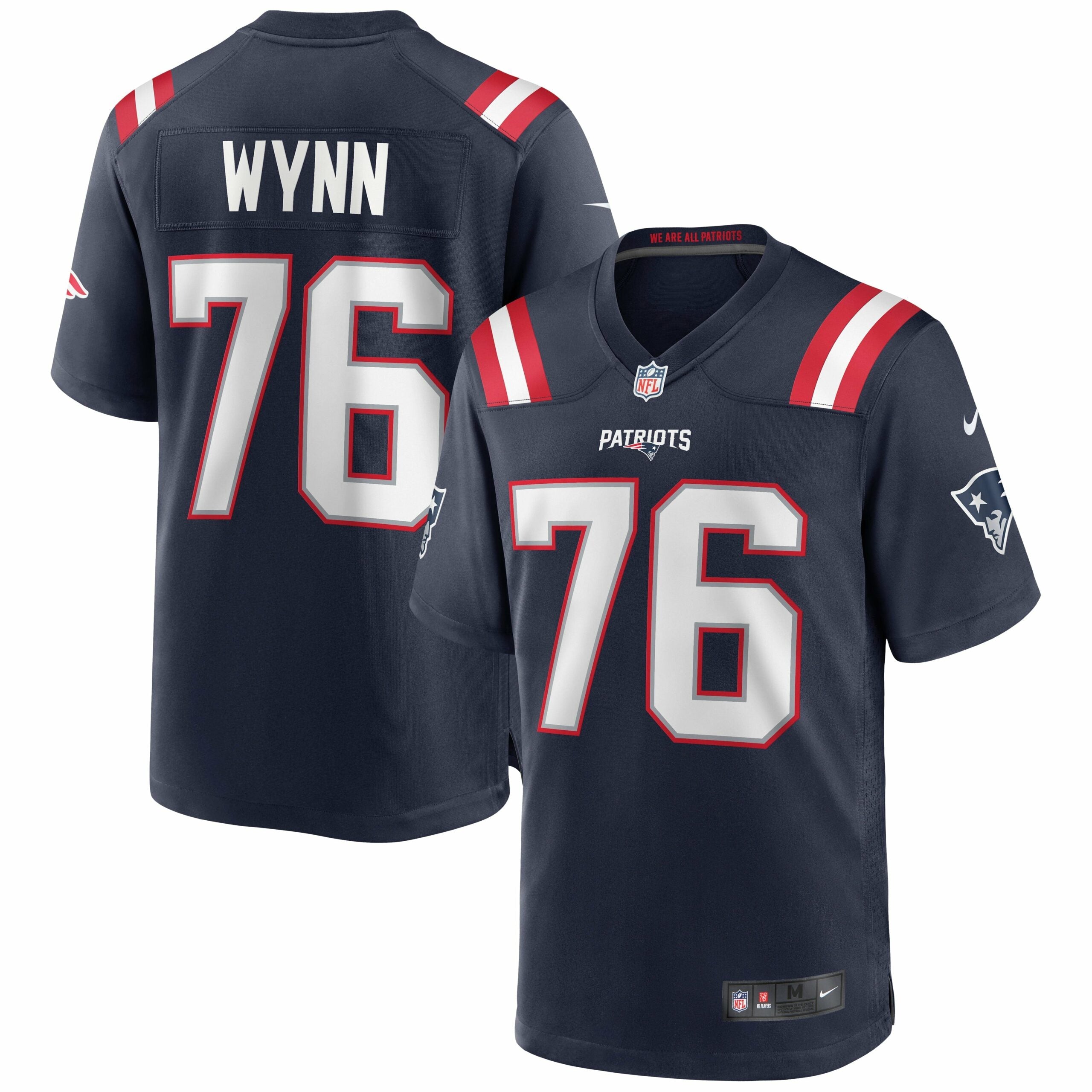 Men s Nike Isaiah Wynn Navy New England Patriots Game Jersey