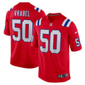 Mike Vrabel New England Patriots Nike Retired Player Alternate Game Jersey   Red
