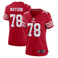 Women s Nike Leroy Watson Scarlet San Francisco 49ers Home Game Player Jersey