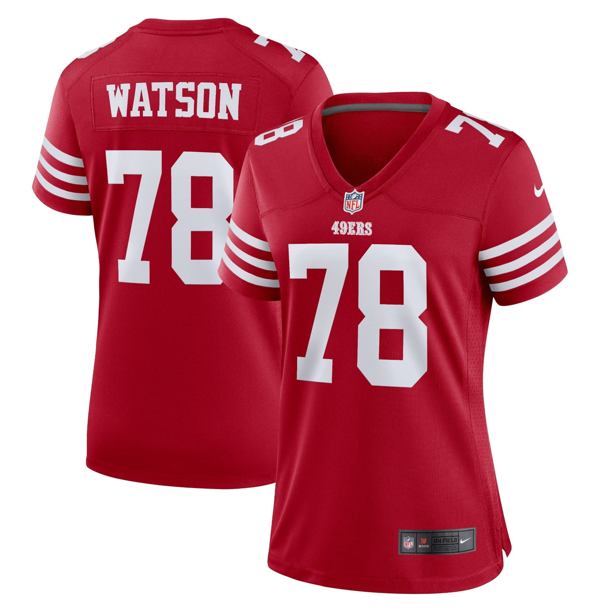 Women s Nike Leroy Watson Scarlet San Francisco 49ers Home Game Player Jersey