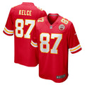 Travis Kelce Kansas City Chiefs Nike Game Jersey   Red