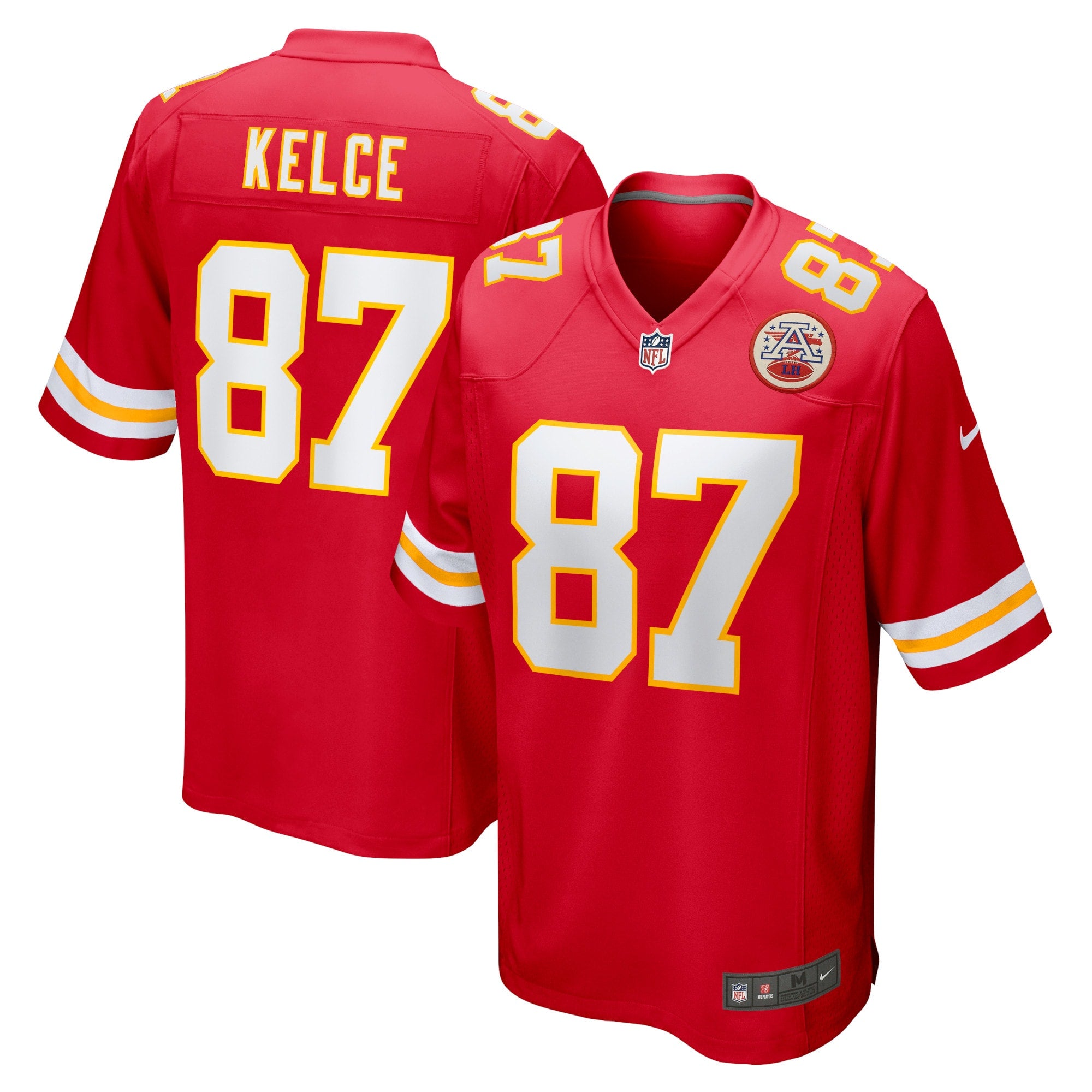 Travis Kelce Kansas City Chiefs Nike Game Jersey   Red