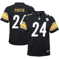 Joey Porter Jr. Pittsburgh Steelers Nike Youth Game Jersey   Black