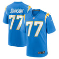 Men s Nike Zion Johnson Powder Blue Los Angeles Chargers Player Game Jersey