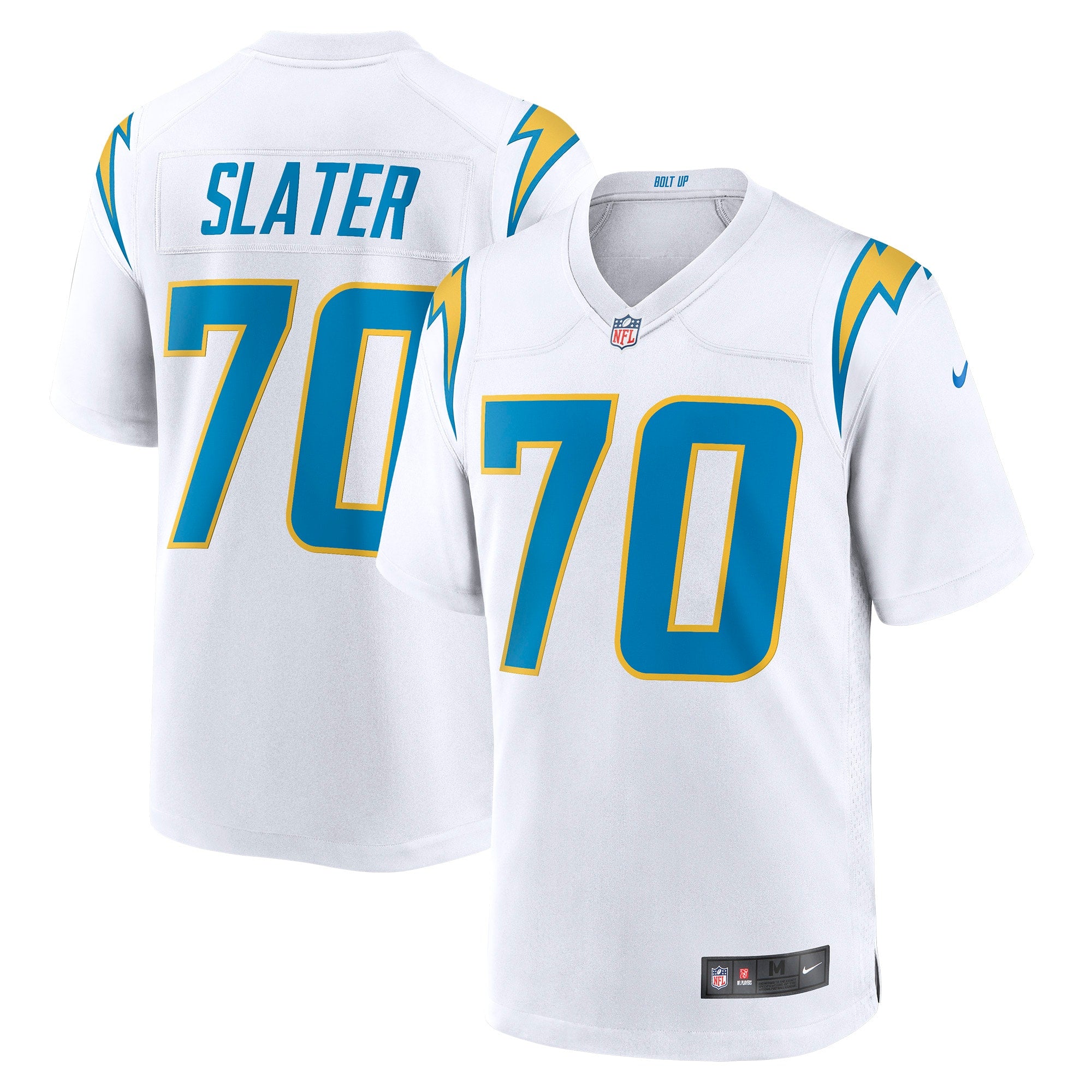 Rashawn Slater Los Angeles Chargers Nike Game Jersey   White