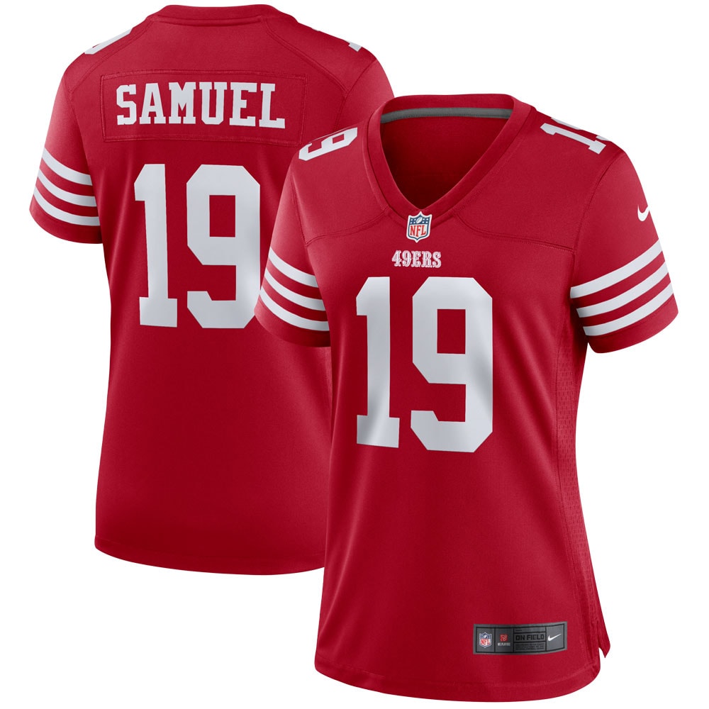 Women s San Francisco 49ers Deebo Samuel Player Game Jersey Scarlet