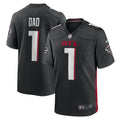 Men s Nike Number 1 Dad Black Atlanta Falcons Game Jersey