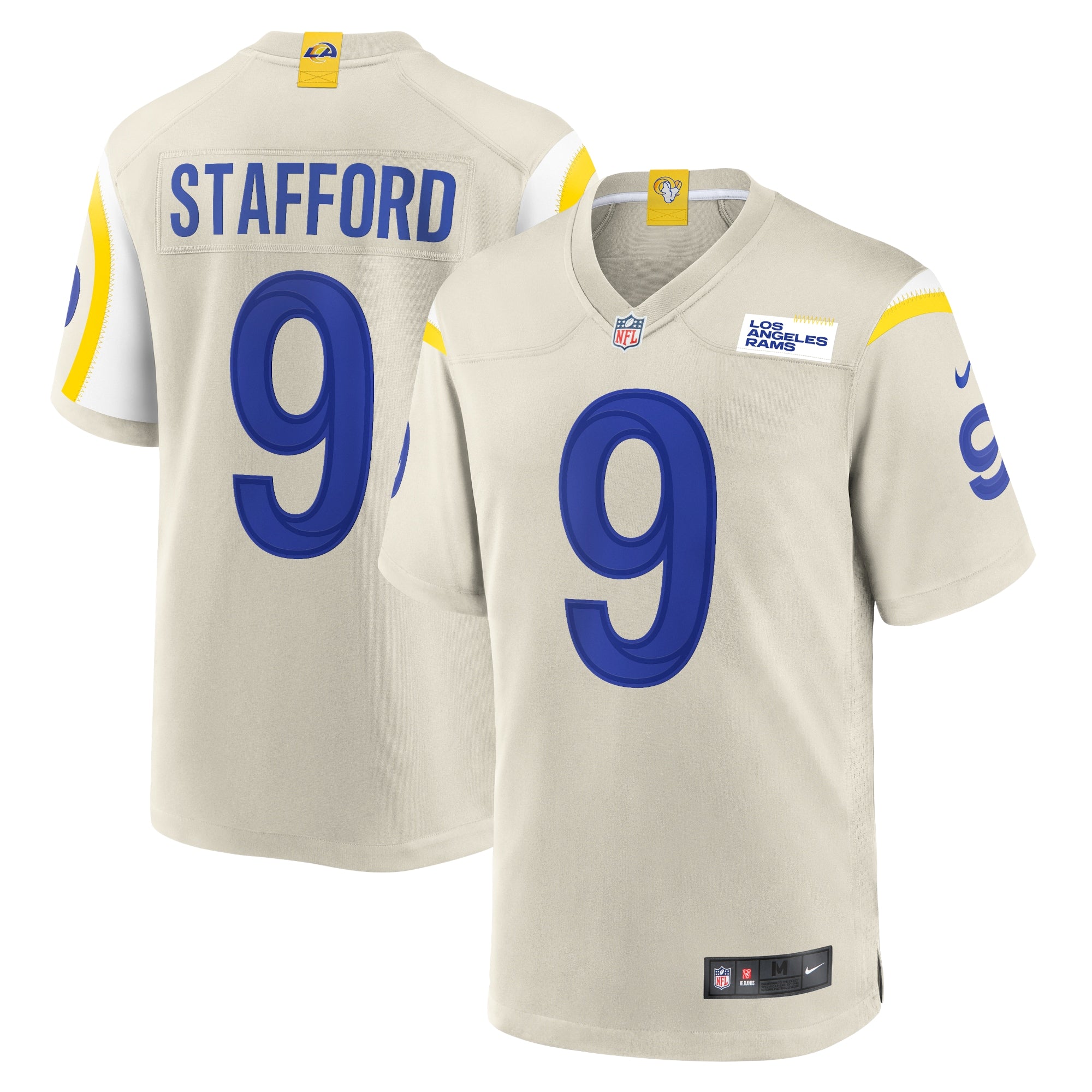 Matthew Stafford Los Angeles Rams Nike Game Jersey   Bone