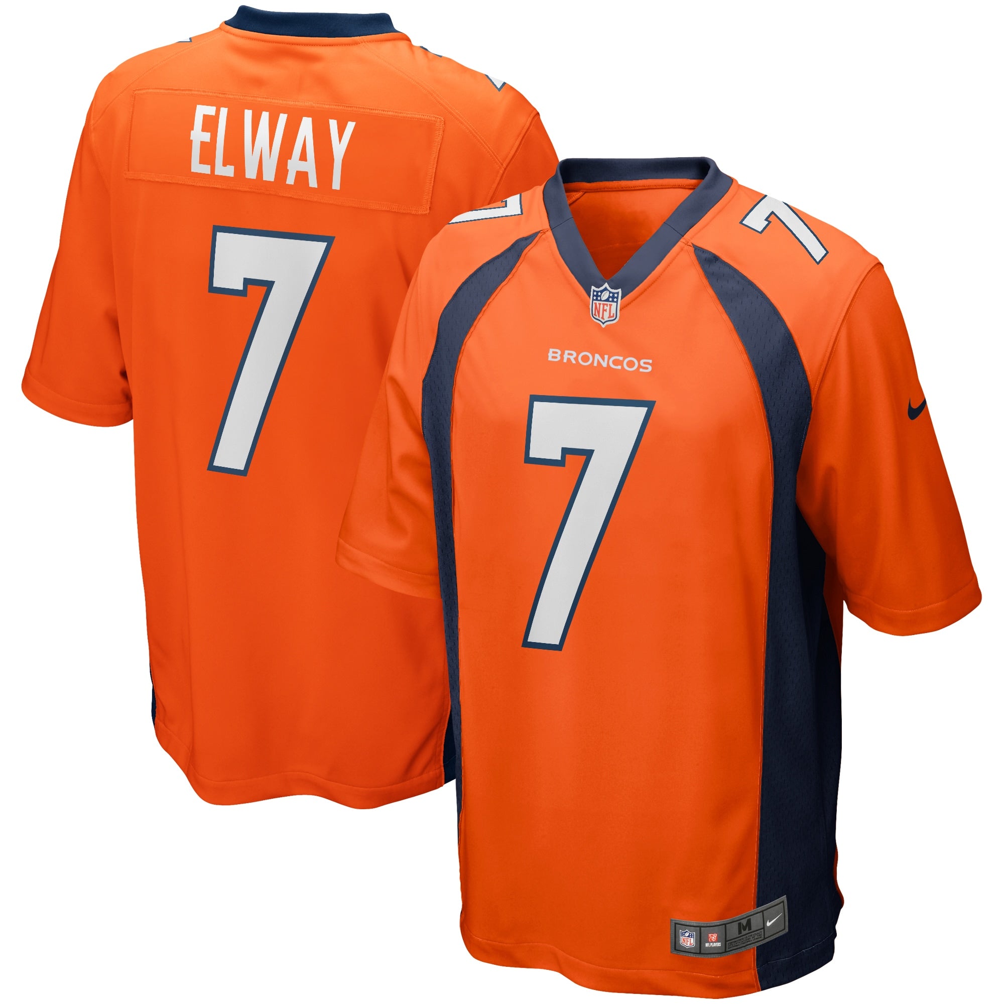 John Elway Denver Broncos Nike Game Retired Player Jersey   Orange