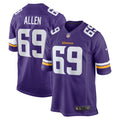 Jared Allen Minnesota Vikings Nike Retired Player Game Jersey   Purple