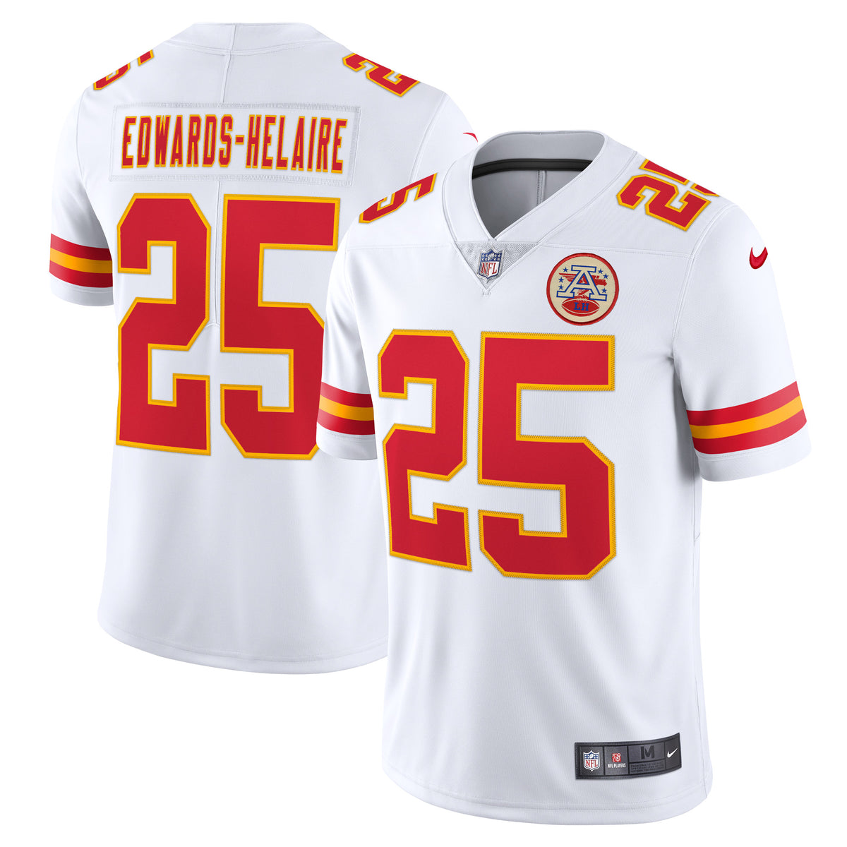 Clyde Edwards-Helaire Kansas City Chiefs Nike Vapor Limited Jersey   White