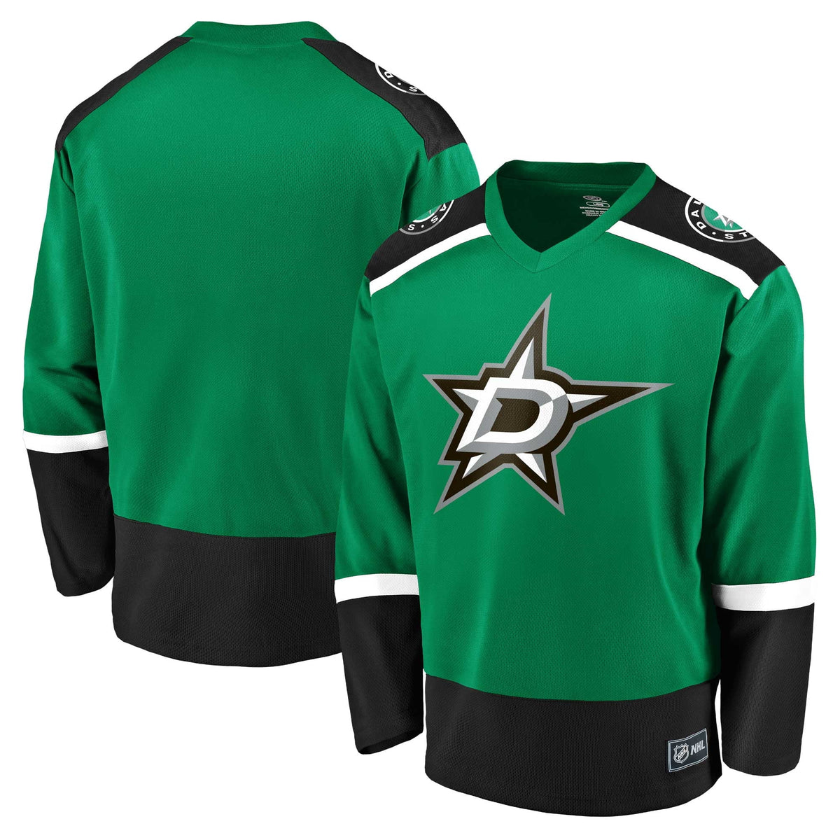 Men's Fanatics Branded Kelly Green Dallas Stars Team Jersey