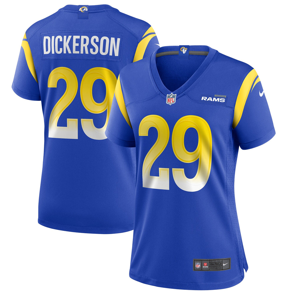 Eric Dickerson Los Angeles Rams Nike Women s Game Retired Player Jersey   Royal