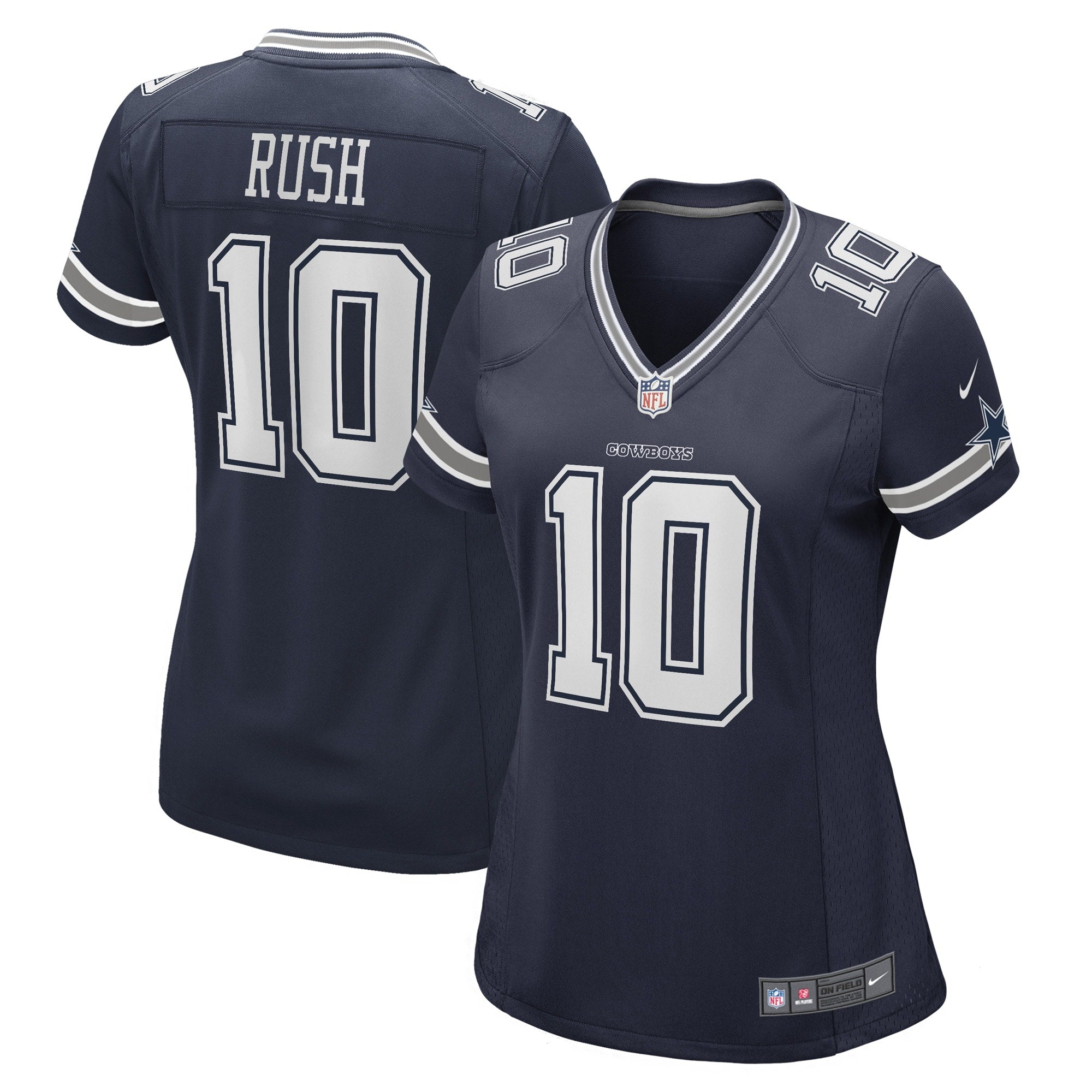 Cooper Rush Dallas Cowboys Nike Women s Game Player Jersey   Navy