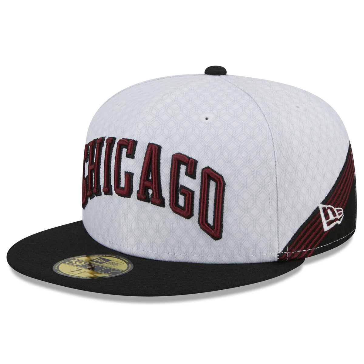 Chicago Bulls New Era 2022/23 City Edition Official 59FIFTY Fitted Hat - Black
