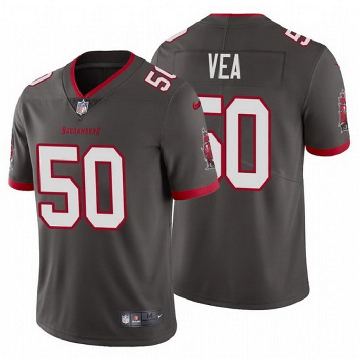 Youth Tampa Bay Buccaneers Vita Vea Vapor Jersey   Pewter