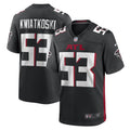 Men s Nike Nick Kwiatkoski Black Atlanta Falcons Game Player Jersey